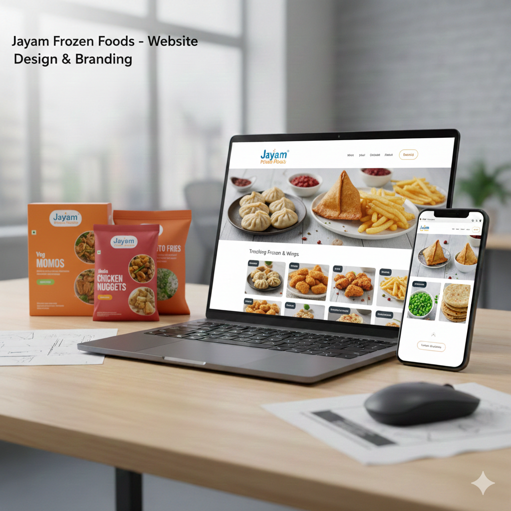 Jayam Foods Website Screenshot